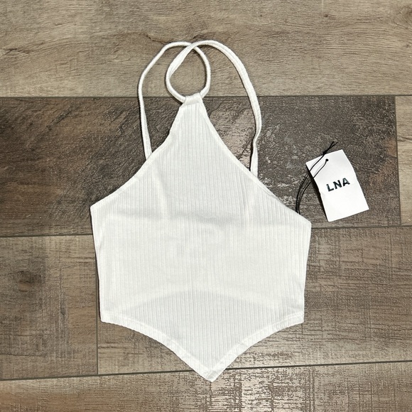 NWT LNA ribbed halter top - Picture 2 of 5